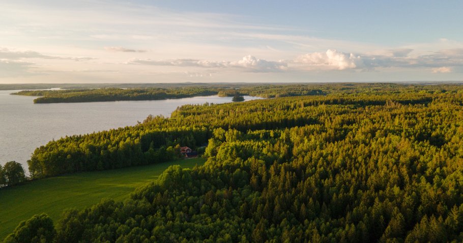 Luftbild SchwedenParadies Alfrida